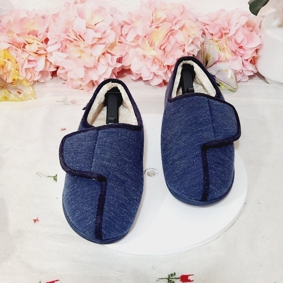 Longbay Women's Furry Memory Foam Diabetic Slippers Comfy Cozy Arthritis Edema - Picture 8 of 11